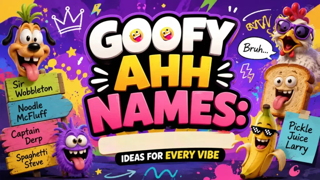 Funny goofy ahh name ideas